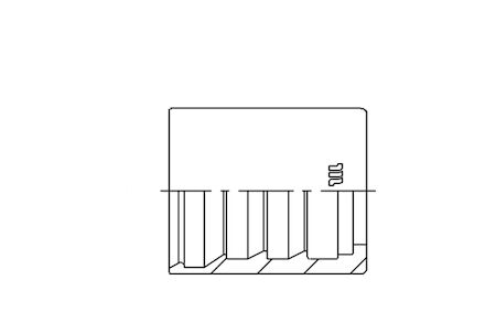 [PR#H0534 / M00130-16] Jupe - Manuli M00110/M00120/M00130 - Jupe Avec Dénudage Pour Flexibles Tréssés